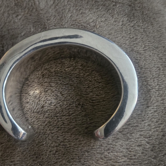 Vintage 925 SSD Silver Cuff Bracelet - Picture 7 of 8